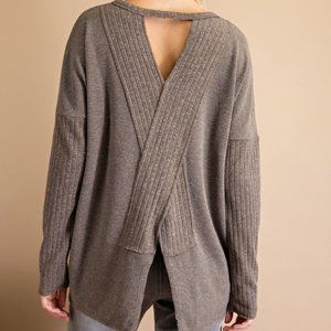 Open X Back Tunic Top